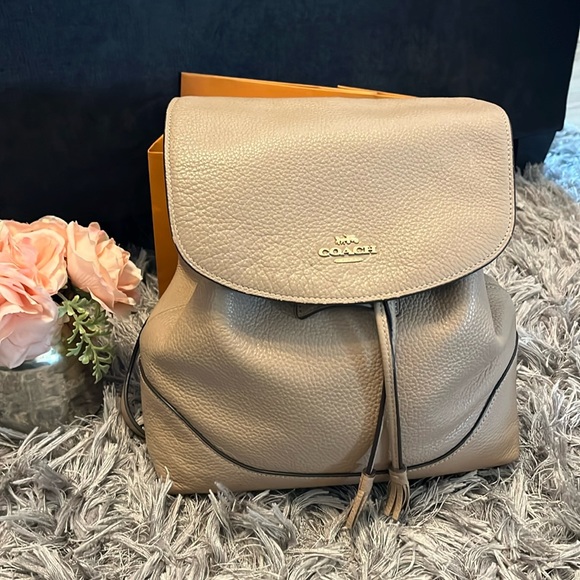 Authentic Coach Backpack Purse - Picture 1 of 8